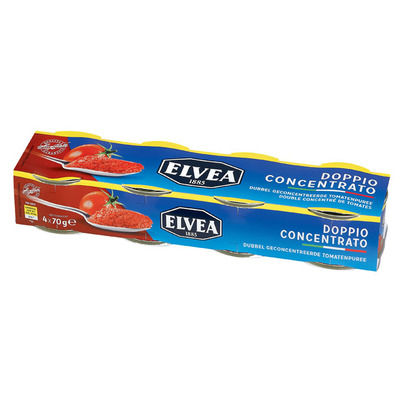 Elvea Tomatenpuree dubbel geconcentreerd