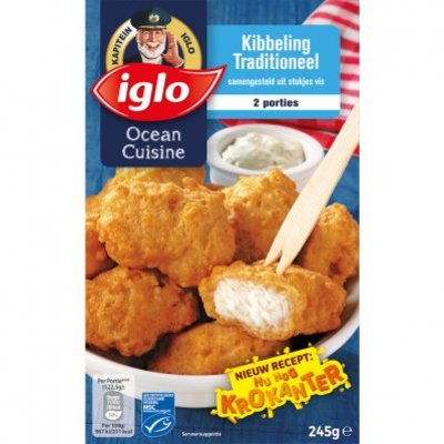 Iglo Ocean cuisine kibbeling traditioneel