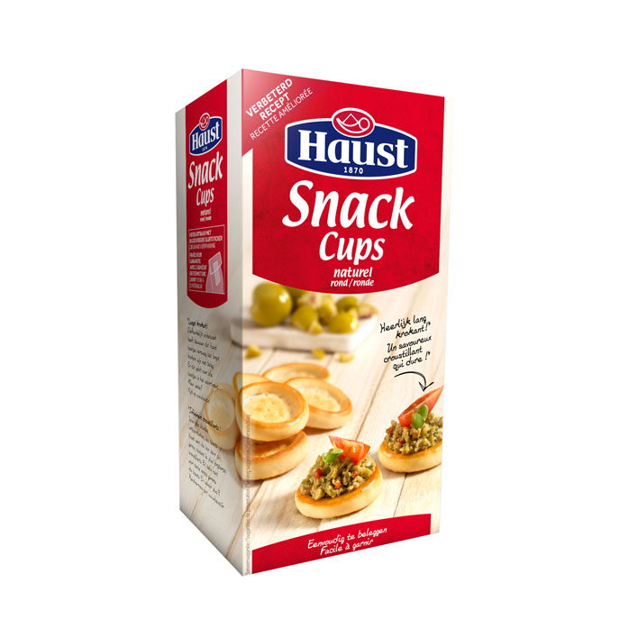 Haust Snack cups naturel rond