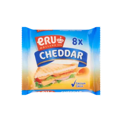 ERU Cheddar Plakken 8 Stuks