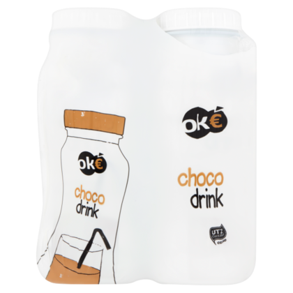 Budget Huismerk Chocodrink 4-pack