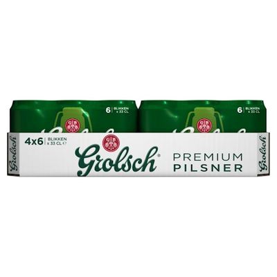 Grolsch premium pils blik 24 x 33 cl.