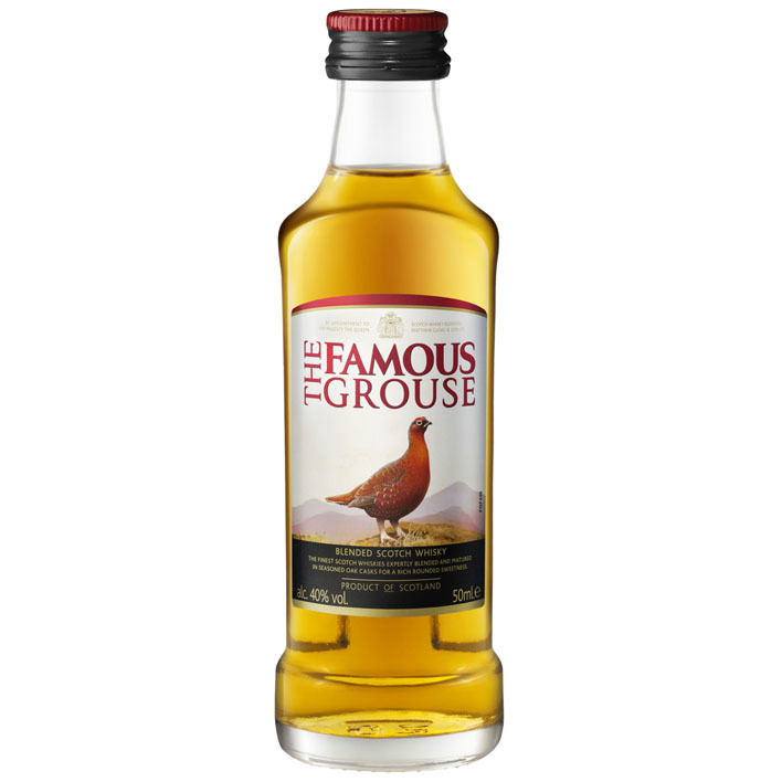Famous Grouse Scotch whisky mini