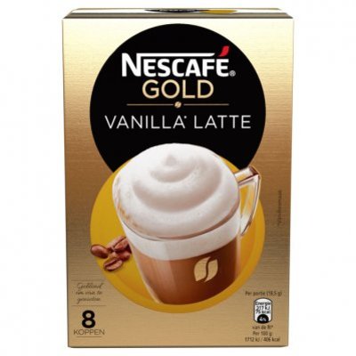 Nescafé Gold vanilla latte oploskoffie