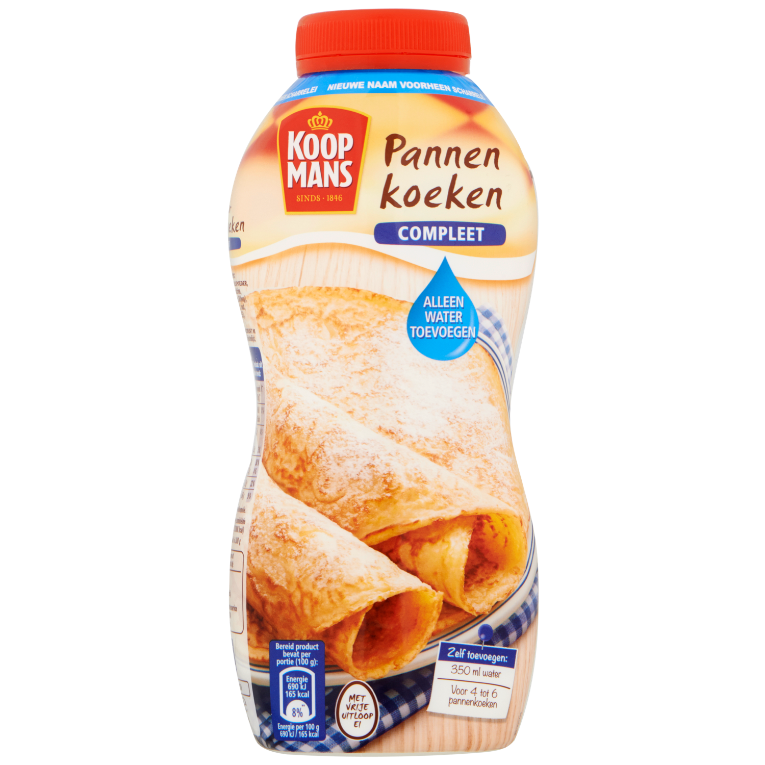 Koopmans Pannenkoekenmix shaker scharrelei