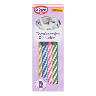 Dr. Oetker Feestkaarsjes & Houders