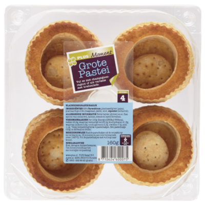 PLUS Feestmoment Bladerdeeg pastei bakjes