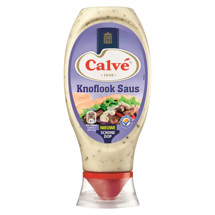 Calvé Saus Squeeze Knoflook