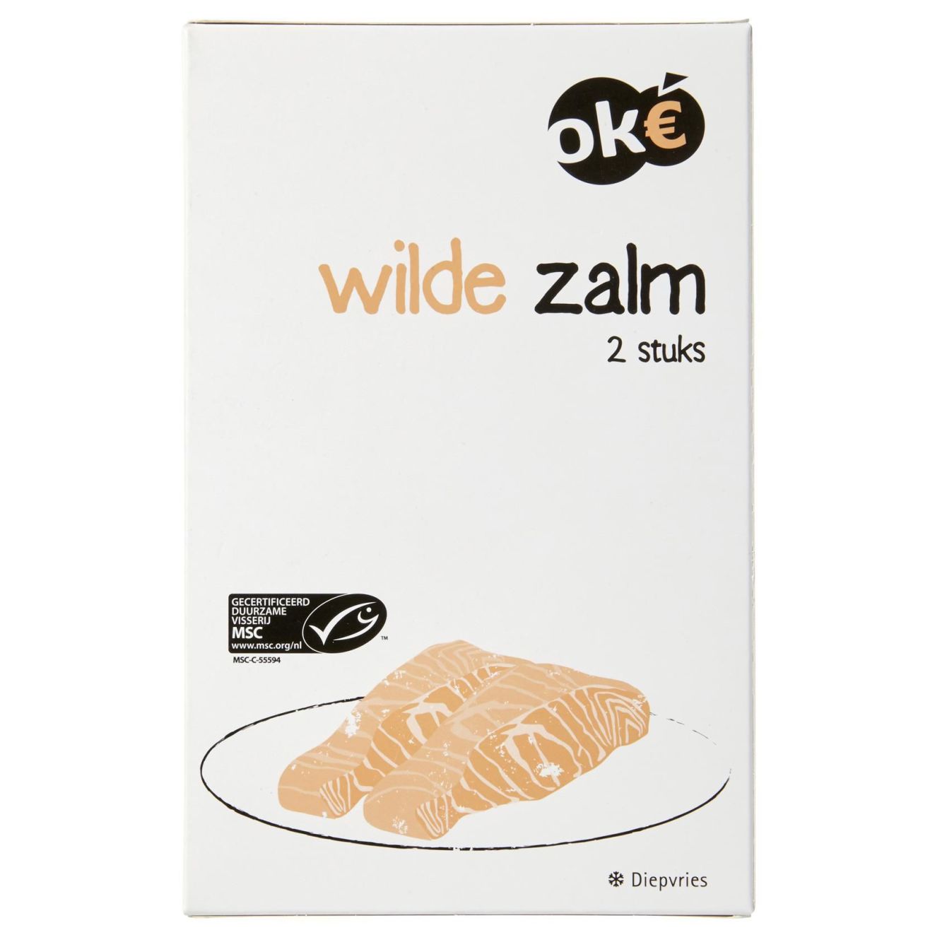 Budget Huismerk Wilde Zalm 2 Stuks