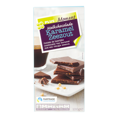 Huismerk Moment Chocoladereep Melk Karamel Zeezout