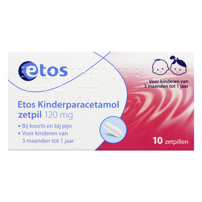 Huismerk Kinderparacetamol zetpillen 120 mg