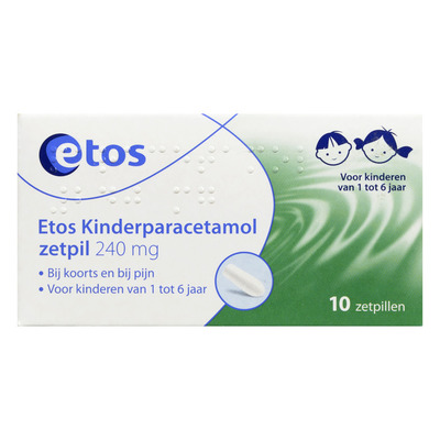 Huismerk Kinderparacetamol zetpillen 240 mg