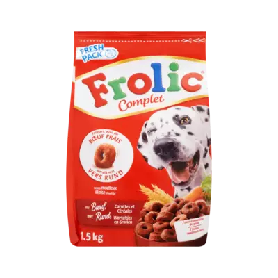 Frolic Hondenvoer Droog Rund, Worteltjes & Granen