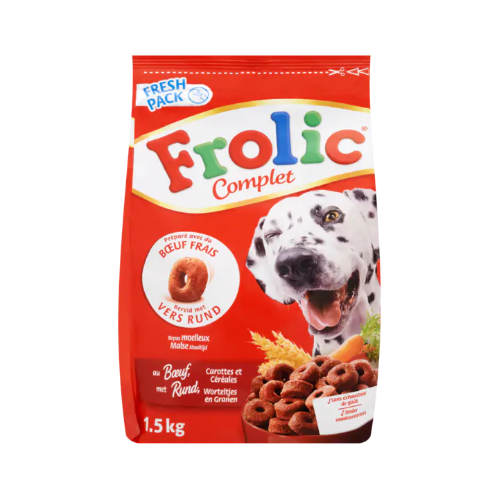 Frolic Hondenvoer Droog Rund, Worteltjes & Granen