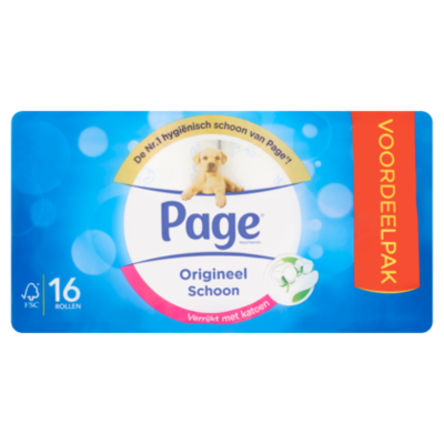 Page Toiletpapier 2 laags Origineel Schoon
