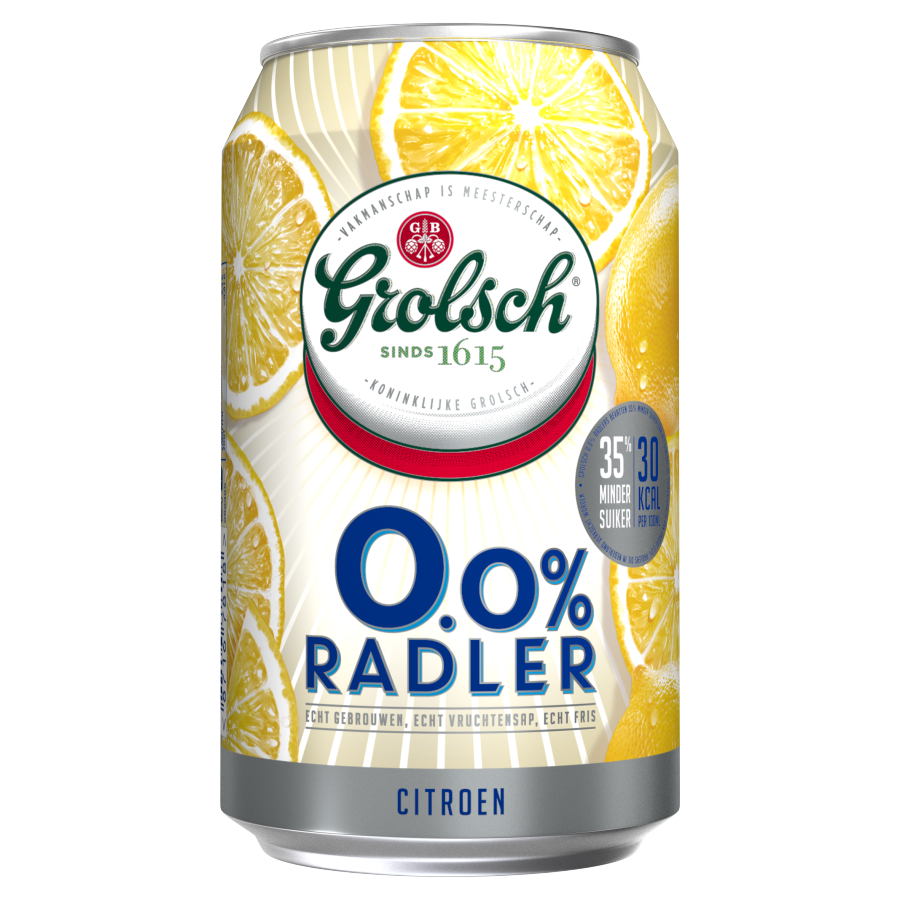 Grolsch Radler citroen 0,0%