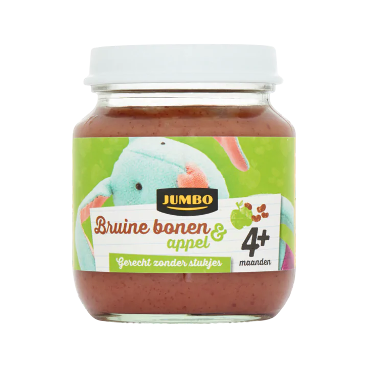 Huismerk Bruine Bonen & Appel 4+ Maanden