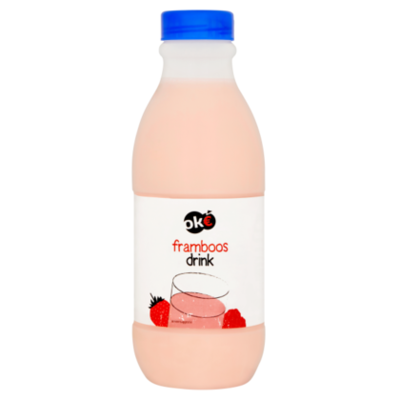 Budget Huismerk Zuiveldrank framboos