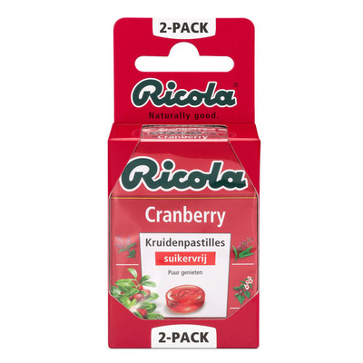 Ricola Cranberry suikervrij