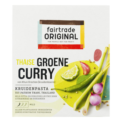 Fairtrade Original Groene curry kruidenpasta