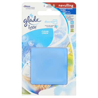 Glade Discreet clean linen navul