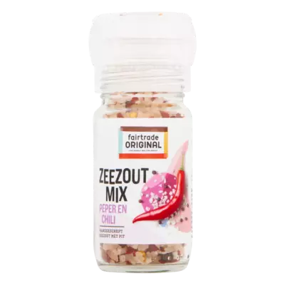 Fairtrade Original Zeezout Mix Peper en Chili