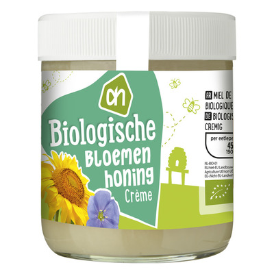 Huismerk Biologisch Bloemenhoning crème