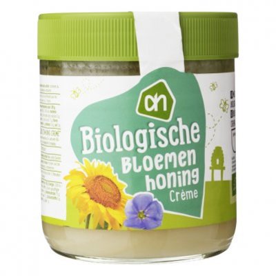 Huismerk Biologisch Bloemenhoning crème
