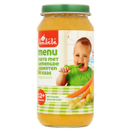 Huismerk 12+ Pasta gemengde groenten kaas