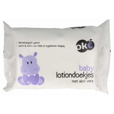 Budget Huismerk Babydoekjes lotion