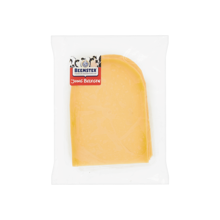 Beemster premium kaas jong 48+ plakken voordeelverpakking 250 gram