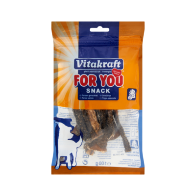 Vitakraft Natural Chews Dried Tripe, Gedroogde Runderpens