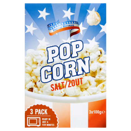 American Popcorn mgnetron zout 3-pack