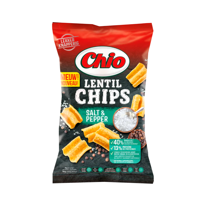 Chio Lentil Chips Salt & Pepper