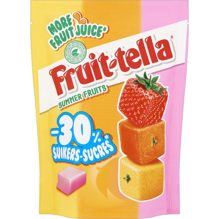 Fruittella Summerfruits -30% suiker