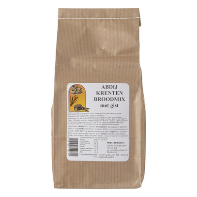 Abdij Krentenbroodmix met gist