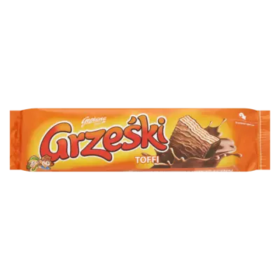 GrzeĆki Wafel met Toffeecrème in Melkchocolade