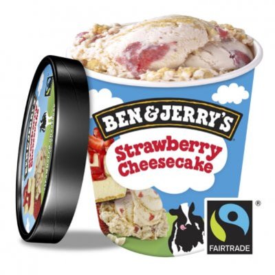 Ben & Jerry's Classic ijs strawberry cheesecake