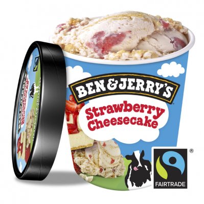 Ben & Jerry's Classic ijs strawberry cheesecake