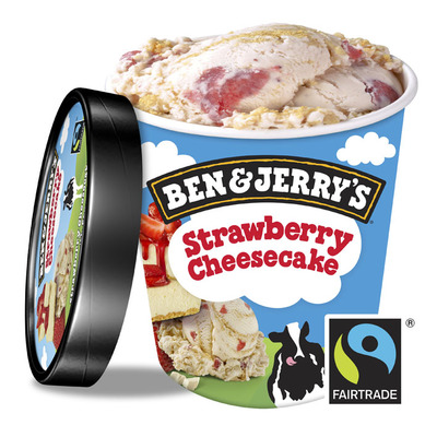 Ben & Jerry's Classic ijs strawberry cheesecake