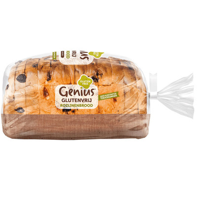 Genius Rozijnenbrood glutenvrij
