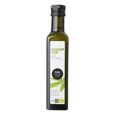 Raw Organic Food Hennep olie