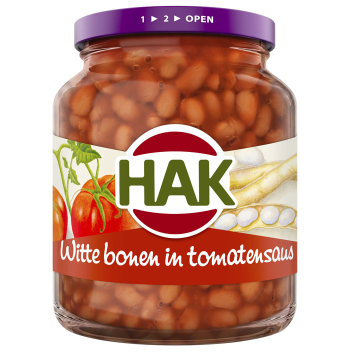 Hak Witte bonen in tomatensaus