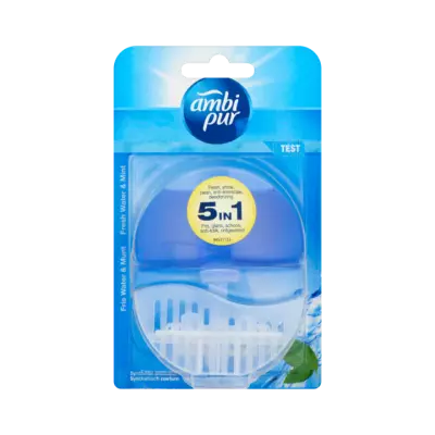 Ambi Pur Toiletblok Fresh Water & Mint Startpakketkit