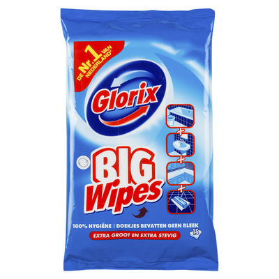 Glorix Schoonmaakdoekjes big wipes ocean