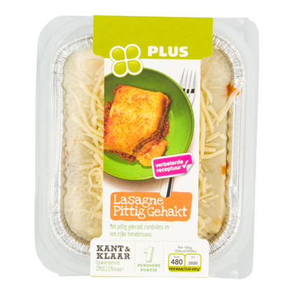 Huismerk Lasagne pittig gehakt