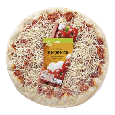 Huismerk Pizza Margherita duo