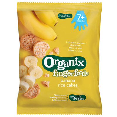 Organix Rijstwafeltjes banaan 8+ mnd