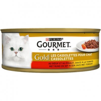 Gourmet Gold cassolettes met rund en kip