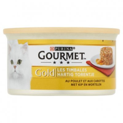 Gourmet Gold hartig torentje met kip en wortelen